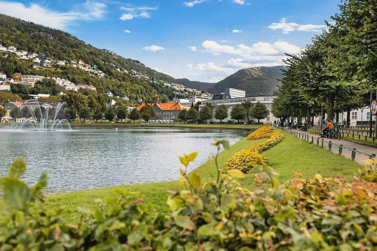 Dinbnb Apartments I Bnb-Dream I 500M To Fish Market I Family-Friendly Bergen Kültér fotó